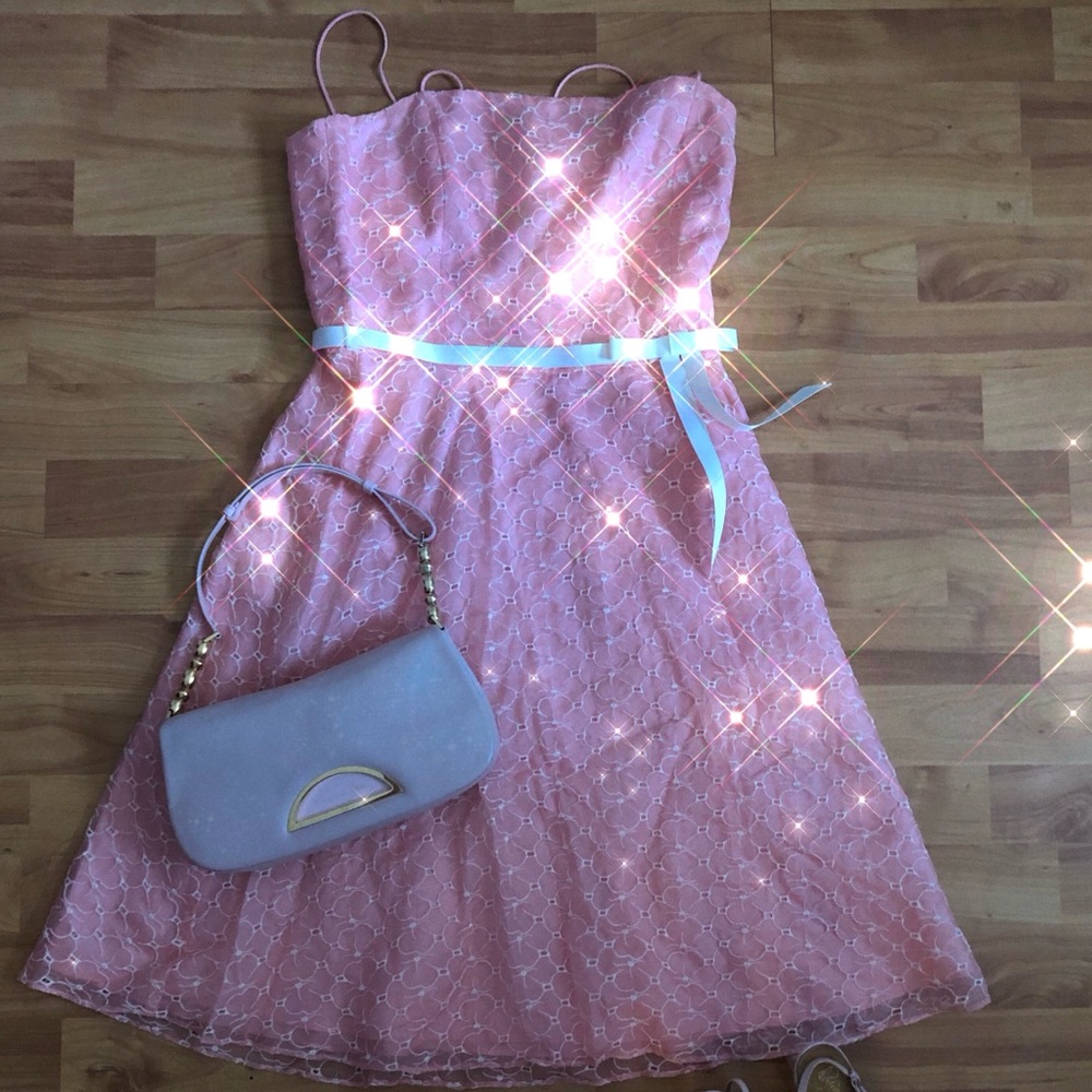 2000 S Yk 2 Laundry By Shelli Segal Pink Dress